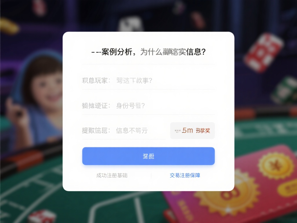 几分钟搞定:百家乐官网注册与登录详细快速教程 *案例分析:为什么真实信息如此重要?*某玩家曾为了