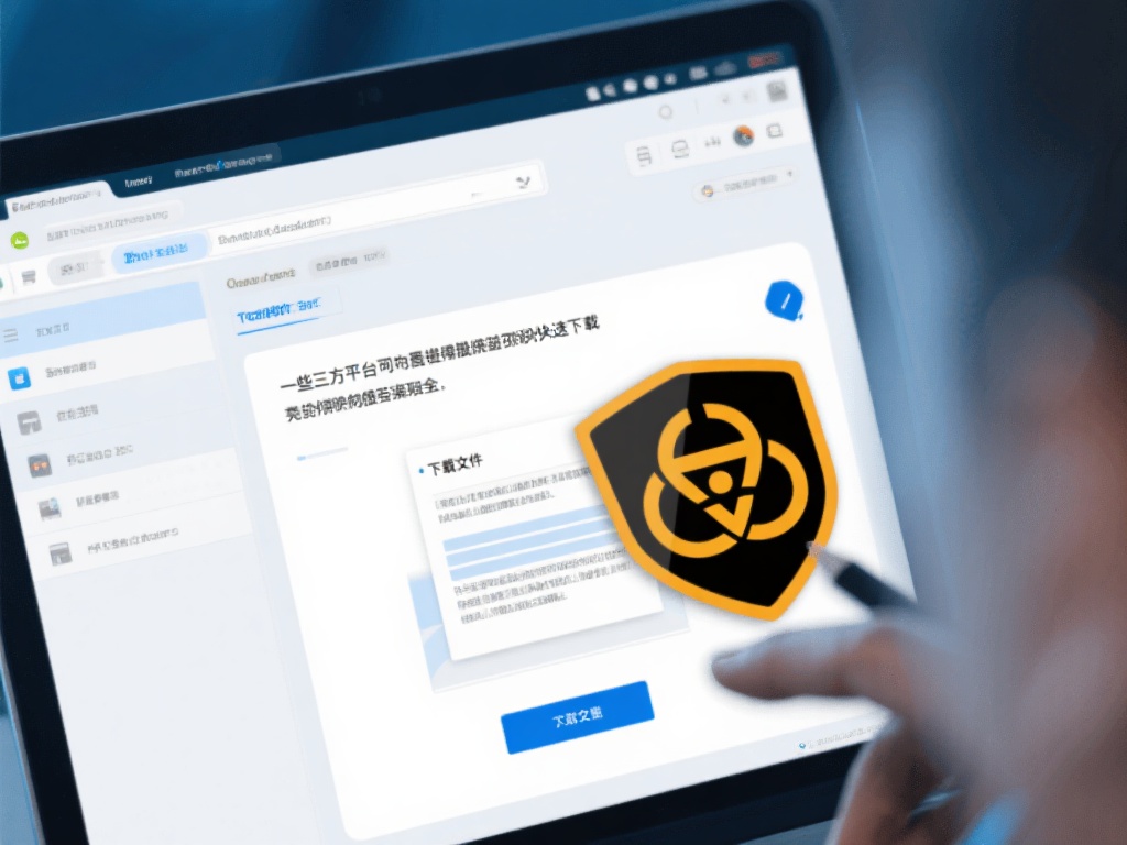 检查文件安全性
一些第三方平台虽然提供了快速下载