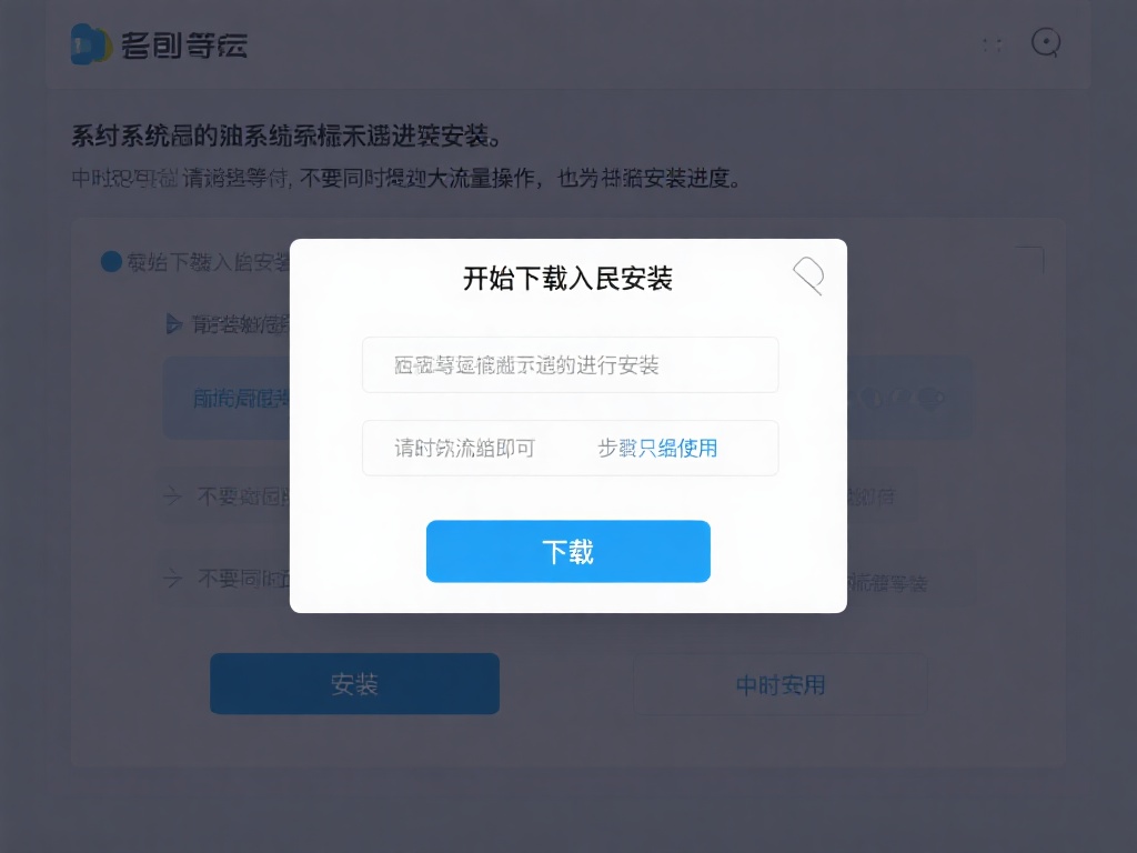 开始下载并安装：点击“下载”后，系统会提示您进行安