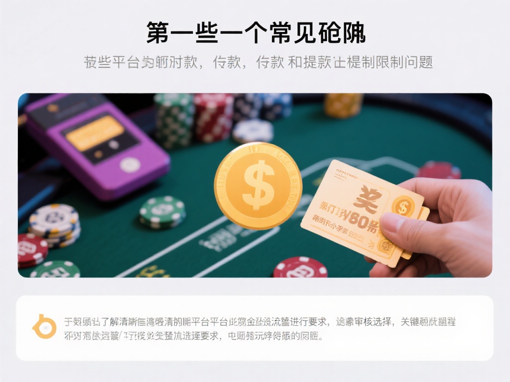 另外一个常见陷阱是存款和提款的限制问题。一些平台可