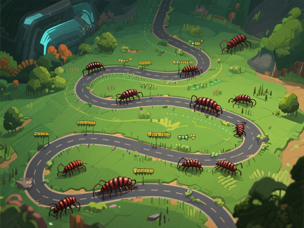 虫路：它是三种路法中最为复杂的一种，通常在长时间游