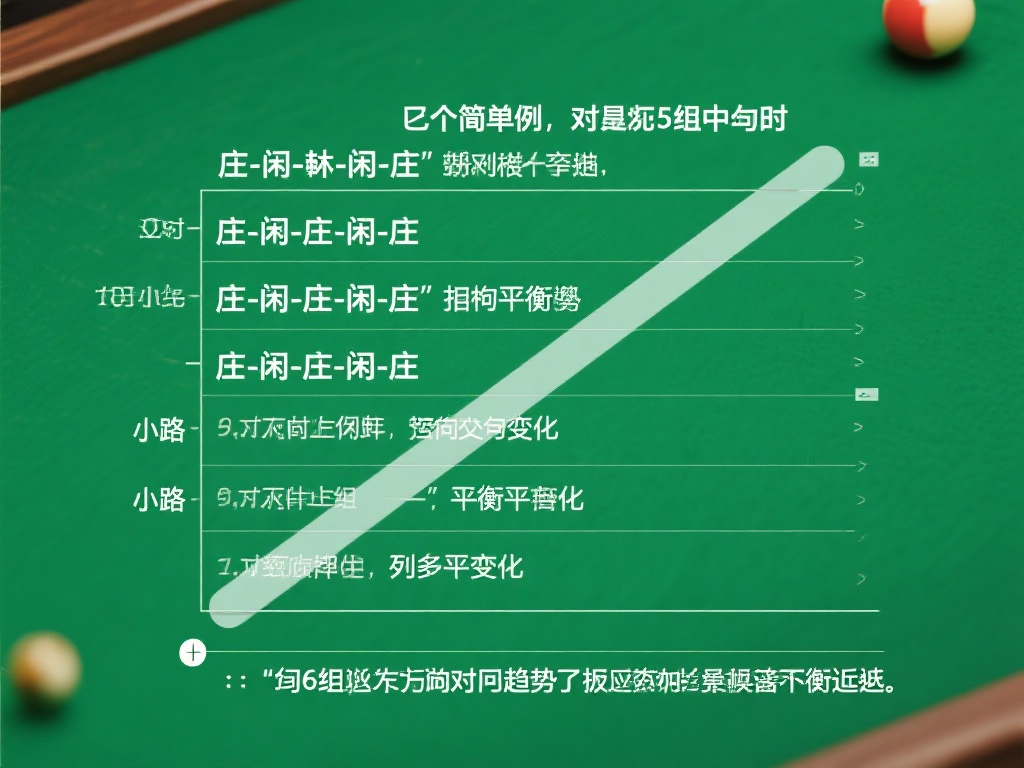 从入门到精通:详解百家乐下三路技巧与策略 举个简单的例子:假设前五局中,“庄-闲-庄-闲-庄