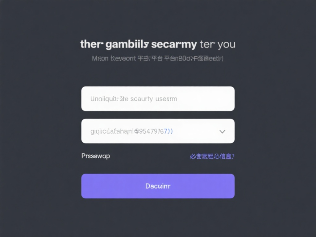 设置账户及密码信息
创建一个独特且安全的用户名，