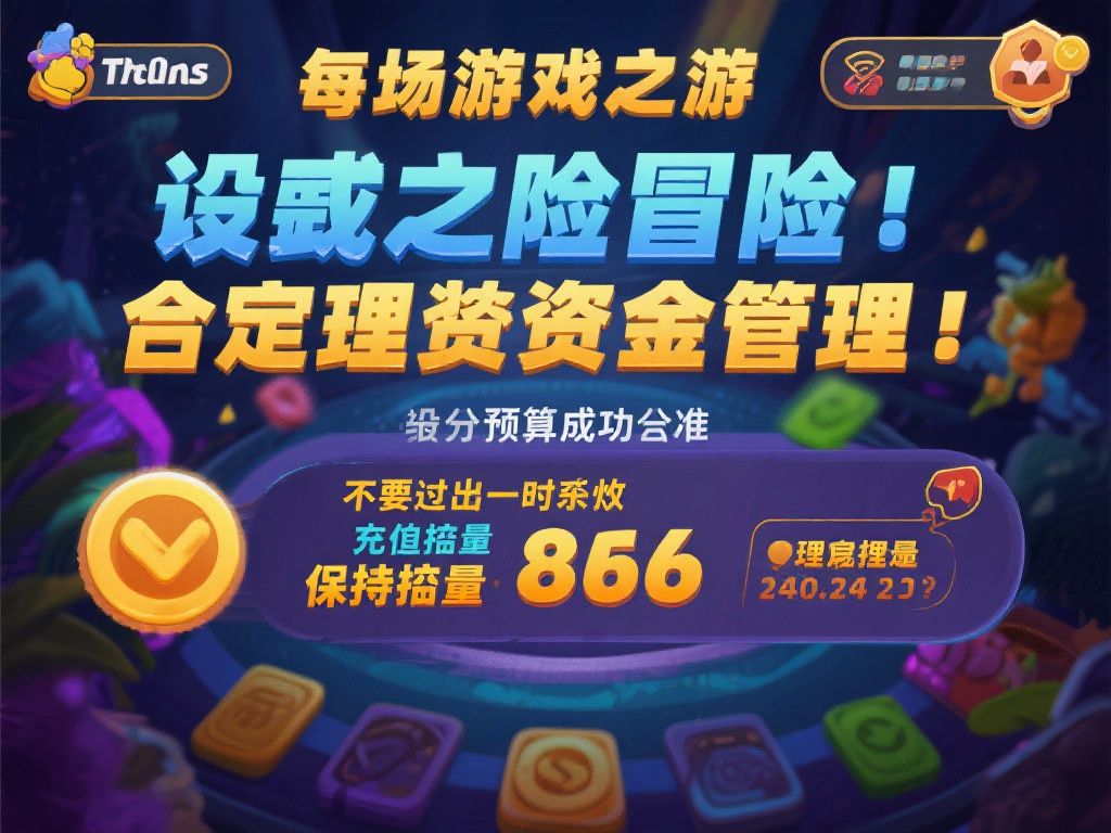 合理资金管理：&nbsp;每一场游戏都如同一场冒险，设定合理