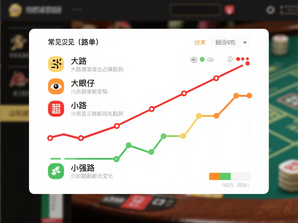 职业玩家深度解析:百家乐规则详解与看路技巧秘诀 常见的“路单”包括“大路”、“大眼仔”、“小路”和