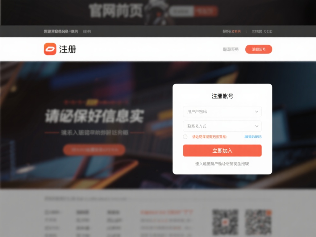 注册账号
在官网首页寻找到“注册”或“立即加入”