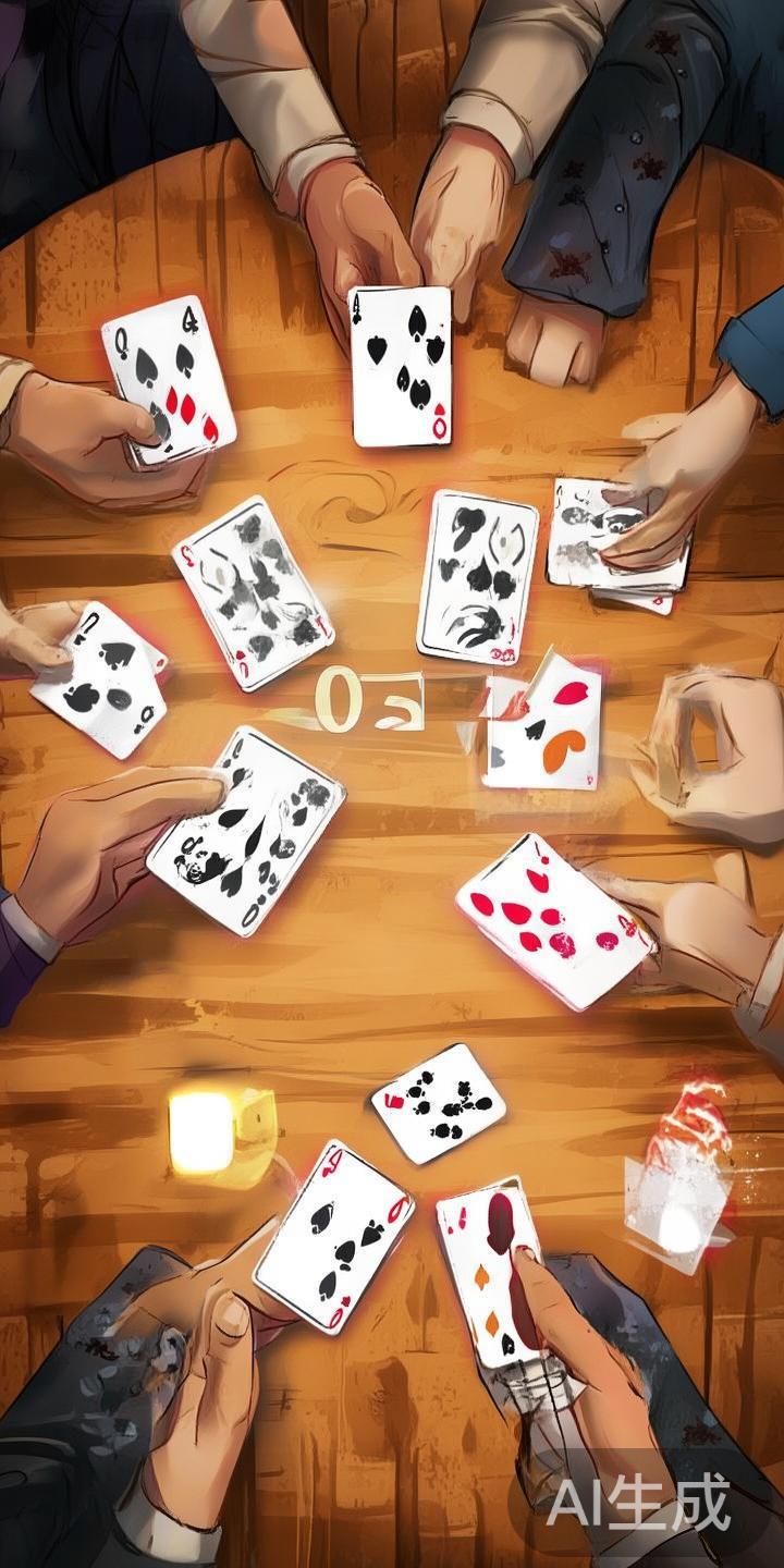 游戏使用一至八副牌，牌的点数计算也非常简单：2&nbsp;到